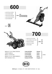 BCS 740 Manual De Uso Y Mantenimiento