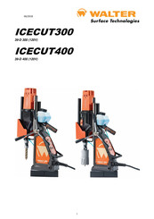 Walter ICECUT400 Manual De Instrucciones