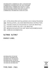 Energy SLT966 Instrucciones De Uso Y De Montaje