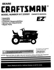 Sears Craftsman EZ3 917.259581 Manual Del Propietário