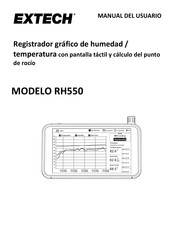 Extech RH550 Manual Del Usuario