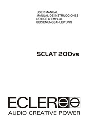 Ecler Sclat 200VS Manual De Instrucciones