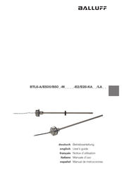 Balluff BTL6-E500 M E2 KA Serie Manual De Instrucciones