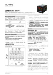 Novus N1040T Manual De Instrucciones