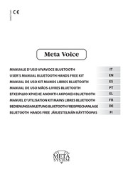 Meta System Meta Voice M1 Manual De Uso