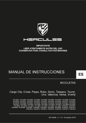 Hercules 19-M-0018 Manual De Instrucciones