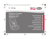 Romer Britax EVOLVA 1-2-3 Instrucciones De Uso