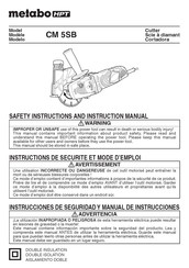 Metabo HPT CM 5SB Manual De Instrucciones