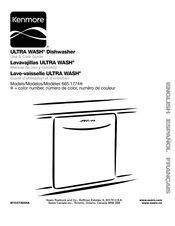 Sears Kenmore ULTRA WASH 665.1774 Serie Manual De Uso Y Cuidado