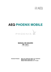 AEQ PHOENIX MOBILE Manual De Usuario