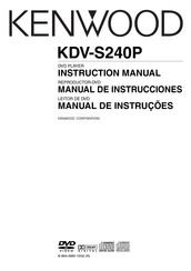 Kenwood KDV-S240P Manual De Instrucciones