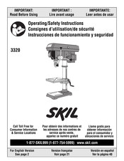 Skil 3320 Instrucciones De Funcionamiento Y Seguridad