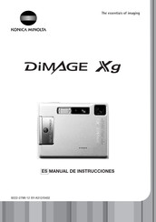 Konica Minolta Dimage Xg Manual De Instrucciones