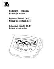 OHAUS CD-11 Manual De Instrucciones