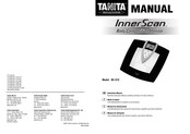 Tanita InnerScan BC-573 Manual De Instrucciones