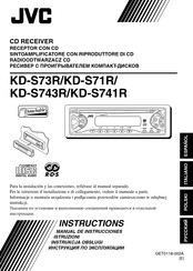 JVC KD-S73R Manual De Instrucciones