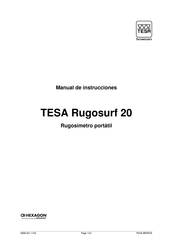 TESA Rugosurf 20 Manual De Instrucciones