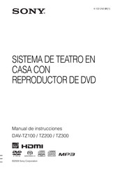 Sony DAV-TZ100 Manual De Instrucciones