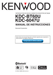 Kenwood KDC-BT60U Manual De Instrucciones