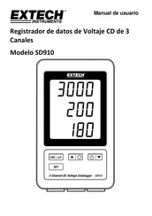 Extech Instruments SD910 Manual De Usuario