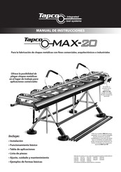 Tapco O-MAX-20 Manual De Instrucciones