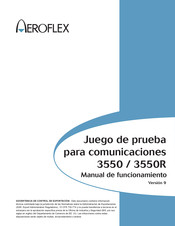 Aeroflex 3550 Manual De Funcionamiento