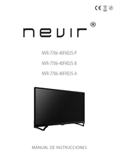 Nevir NVR-7706-40FHD2S-B Manual De Instrucciones