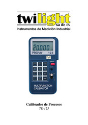 Twilight TE-123 Manual Del Usuario