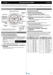 Citizen H990 Manual De Instrucciones