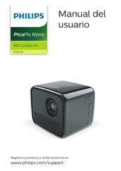 Philips PicoPix Nano PPX120 Manual Del Usuario