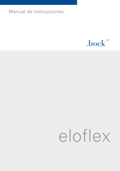 .bock eloflex Manual De Instrucciones