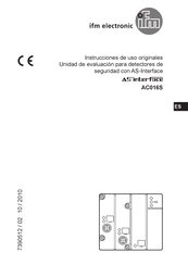 IFM Electronic AS-Interface AC016S Instrucciones De Uso