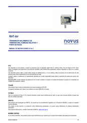 Novus RHT-Air Manual De Instrucciones