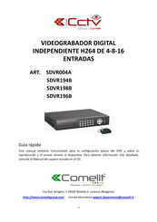 Comelit SDVR194B Manual Del Usuario