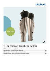 Ottobock C-Leg compact Prosthetic System Instrucciones De Uso