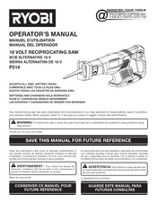 Ryobi P514 Manual Del Operador