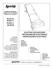 SpeedEPart Agri-Fab 45-0472 Manual Del Usuario