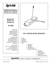 SpeedEPart Agri-Fab 45-0369 Manual Del Usuario