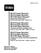 Toro SR-21S Super Recycler Manual Del Operador