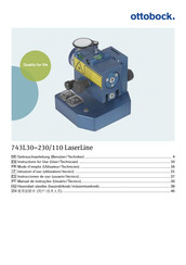 Ottobock 743L30-230/110 -LaserLine Instrucciones De Uso