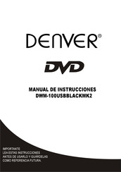 Danver DWM-100USBBLACKMK2 Manual De Instrucciones