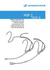 Sennheiser HSP 4 Instrucciones De Uso