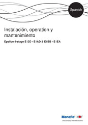 Monoflo E1DA Instalación, Operation Y Mantenimiento