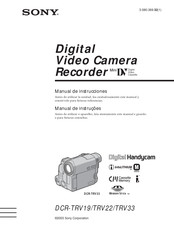 Sony Digital Handycam DCR-TRV33 Manual De Instrucciones