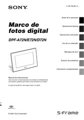 Sony DPF-E72N Manual De Instrucciones