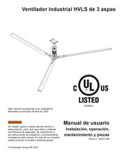 Epic Fans BREVIS 3-BLADE HVLS Manual De Usuario
