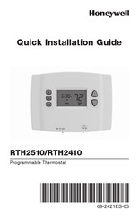 Honeywell RTH2410 Guía De Instalación Rápida