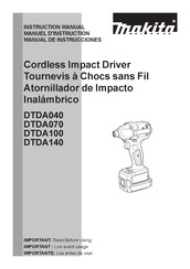 Makita DTDA040 Manual De Instrucciones