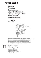 HIKOKI CJ 90VST Instrucciones De Manejo