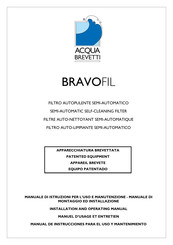 Acqua Brevetti BRAVOFIL FT020 Manual De Instrucciones Para El Uso Y Mantenimiento